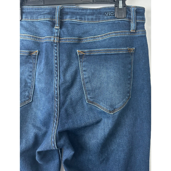 VIGOSS Ace Women's 31 Jeans Button Front Boot Cut Medium Wash Button Fly A27 - Picture 5 of 8